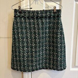 Faux Tweed Holiday Skirt NWT